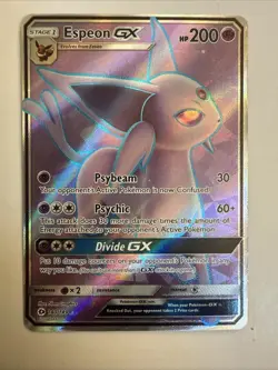 SM Base Set 140/149 Espeon GX (Full Art) LP Pokemon TCG - Image 1