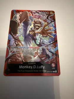 Monkey.D.Luffy ST21-001 One Piece TCG Starter Deck EX: Gear 5 Foil NM Leader C🔥 - Image 1