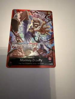 Monkey.D.Luffy ST21-001 One Piece TCG Starter Deck EX: Gear 5 Foil NM Leader C🔥 - Image 3