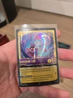 Cheshire Cat Cold Foil #60 Whispers In the Well Legendary Disney Lorcana - Image 1