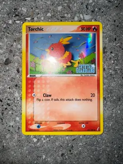 Pokemon TCG Cards Torchic 65/100 Crystal Guardians Reverse Holo - Image 3