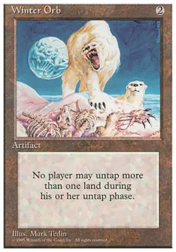 MTG English Winter Orb Light Play Normal 4th Edition - Image 1