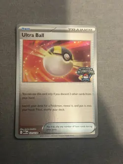 Pokemon Competitor Ultra Ball 131/132 Mega Evolution EUIC 2026 Promo Card - Image 1