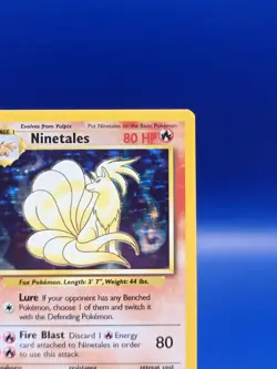 Ninetales 12/102 Base Set Holo Rare Pokemon Card 1999 WOTC TCG Vintage Pokemon - Image 5