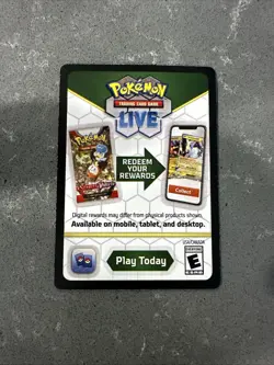 (8) Pokemon Live Unredeemed TCG Live Online Code Cards - Image 1