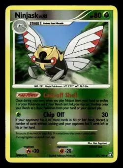 Ninjask 67/146 Reverse Holo Legends Awakened Pokemon Card - Image 1