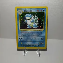 Pokemon Blastoise Base Set Holo Rare 2/102 English 1999 WOTC Card - Image 1