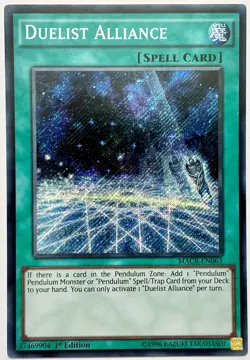 MACR-EN063 Duelist Alliance - Secret Rare 1st Edition Near Mint YuGiOh Card - Image 1
