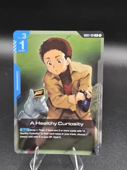 A Healthy Curiosity Gundam Card Game Steel Requiem GD03-101 R NM - Image 1