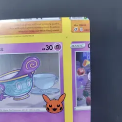 Pokemon TCG Error Miscut Card Sinistea 089/202 Trick Or Trade BOOster 2023 - Image 5