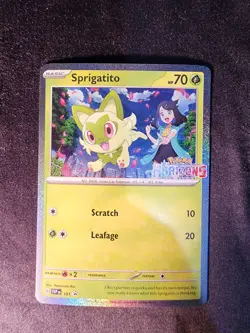 Sprigatito 191 Sv: Scarlet & Violet Promo Cards Holo - Image 1