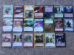 Star Wars Unlimited Spark of Rebellion Weekly play promo cards COMPLETE SET 1-20 - Image 1