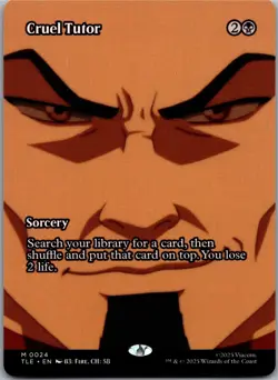 MTG | Cruel Tutor | Avatar: The Last Airbender | Foil | NM | EN - Image 1