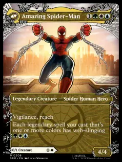 Magic The Gathering Marvel's Spider-Man Peter Parker (0208) (Borderless) #208 - Image 2