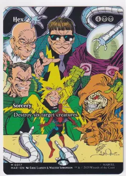 Hex (Borderless) Marvel Universe Eternal-Legal MTG Regular - Image 1