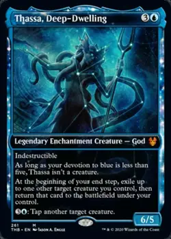 MTG - (Showcase) THASSA, DEEP-DWELLING - Theros Beyond Death (M) - Image 1