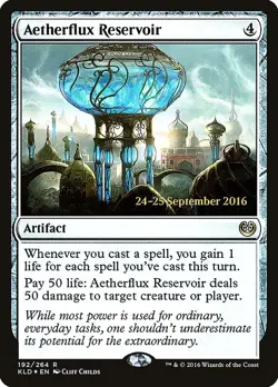 Aetherflux Reservoir [Kaladesh Prerelease Promos] Lightly Played Foil - Image 1