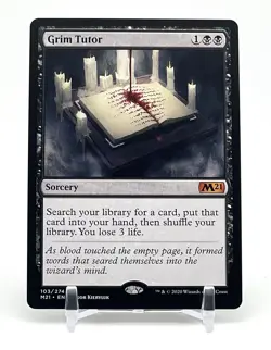 Grim Tutor - Core Set 2021 (M21) 103/274 Mythic Sorcery Black Regular - Image 1