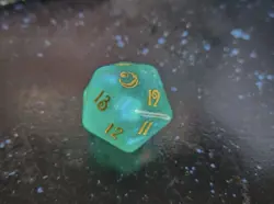 MTG Lorwyn Eclipsed Oversized D20 spindown life counter dice - Image 1
