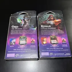 Mtg Thrones Of Eldraine Planeswalker Decks Sealed NIB Both Decks Oko Rowan - Image 2