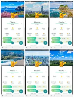 Pokemon Go Shiny Pikachu Background - Schillernd - Shiny Pikachu Hintergrund - Image 1