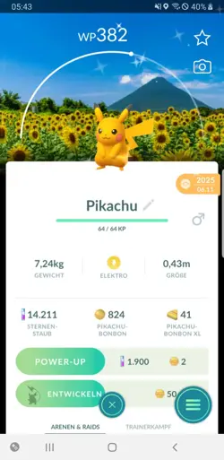 Pokemon Go Shiny Pikachu Background - Schillernd - Shiny Pikachu Hintergrund - Image 4