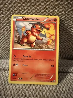 Pokemon TCG Charmander Legendary Treasures 17/113 Regular Common - Image 1