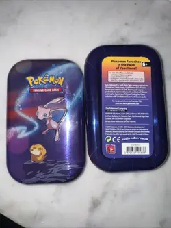 Pokemon TCG EMPTY Mini Tin KANTO POWER MEW PSYDUCK FREE SHIPPING! - Image 3