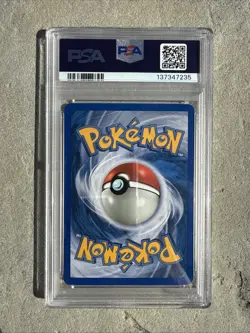 2002 POKEMON LEGENDARY COLLECTION #68 BULBASAUR-REVERSE FOIL PSA 7 - Image 2