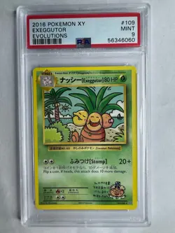 2016 Pokemon XY Evolutions Exeggutor #109 PSA 9 - Image 1