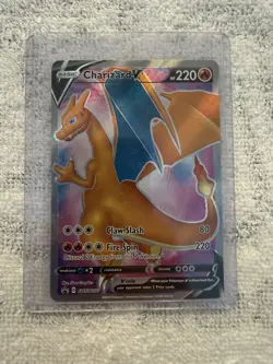 Pokemon TCG Charizard v Sword & Shield SWSH050 Holo Promo NM - Image 1