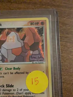 Regirock 28/110 Pokemon Ex Holon Phantoms Reverse Holo Stamped LP Light Play - Image 3