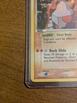 Regirock 28/110 Pokemon Ex Holon Phantoms Reverse Holo Stamped LP Light Play - Image 5