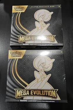 NEW! Pokemon Mega Evolution Elite Trainer Box ETB Set of 2 Factory Sealed - Image 1