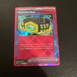 Pokemon TCG Maximum Belt 154/162 S&V Temporal Forces Ace Spec - Image 1