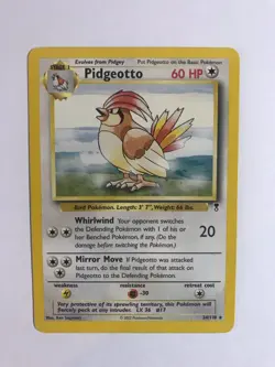 Pokemon TCG Rare Legendary Collection Pidgeotto 34/110 LP Excellent Condition - Image 1