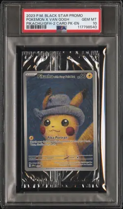 2023 POKEMON BLACK STAR PROMO CELLO PACK CELLO PSA 10 - Image 1