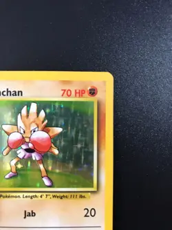Pokemon TCG Rare Holo Hitmonchan 7/102 Base Set Unlimited 1999 WOTC NM Condition - Image 2
