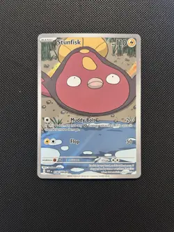 POKEMON TCG - Stunfisk - White Flare 118/086 - NM (IR) - Image 1