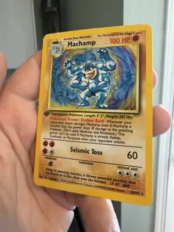Machamp 8/102 - Pokemon TCG Base Set 1st Edition HP - Image 4