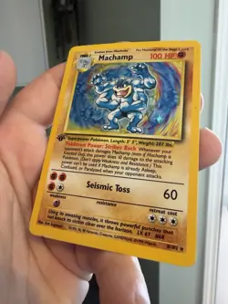 Machamp 8/102 - Pokemon TCG Base Set 1st Edition HP - Image 5