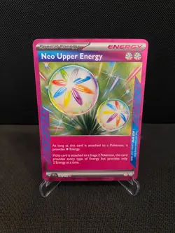 POKEMON TCG - Neo Upper Energy 162/162 NM SV05 Temporal Forces - ACE SPEC Rare - Image 1