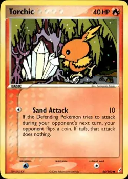Vintage Wotc Pokemon Torchic Crystal Guardians 66/100 Light Play LP - Image 1
