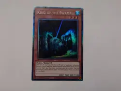 KING OF THE SWAMP JUSH-EN046 COLLECTOR'S RARE YUGIOH *NEW & MINT* - Image 1