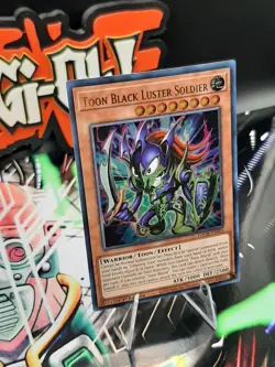 Yu-Gi-Oh! Toon Black Luster Soldier TOCH-EN001 Ultra Rare 1st Ed - NM - Image 2