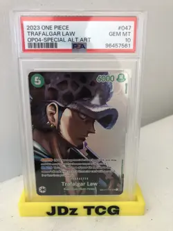 PSA 10 One Piece OP01-047 Trafalgar Law OP04 Special Alt Art, ENGLISH. #OP01-047 - Image 3