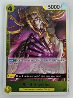 One Piece - OP10-109 Basil Hawkins - Rare Foil - Image 1