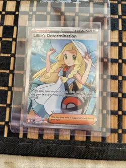 Pokemon TCG Lillie's Determination Mega Evolution Ultra Rare Card 169/132 - Image 1