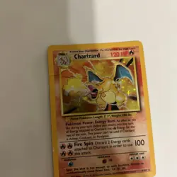 Vintage Pokemon Holo Charizard Card (4/102) Original 1999 Base Set! - Image 2