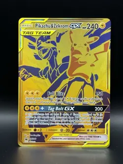 Pikachu & Zekrom GX SM247 Reshiram & Charizard GX SM248 (2) Card Lot Promos - Image 2